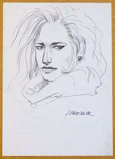 Liberatore, Tanino - 1 Original drawing - Portrait de femme | Catawiki