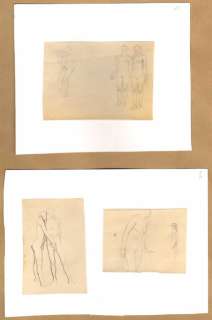 Cuvelier, Paul - 3 Original preliminary drawing - Érotique | Catawiki