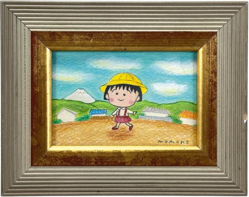 Momo Sakura hand written color illustration "Chibi Maruko-chan" | Mandarake (Big Web)