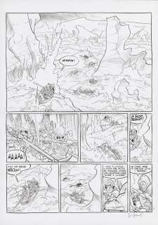 Matthieu Bonhomme | Planche originale n°6 - La Survie - Esteban | Daniel Maghen