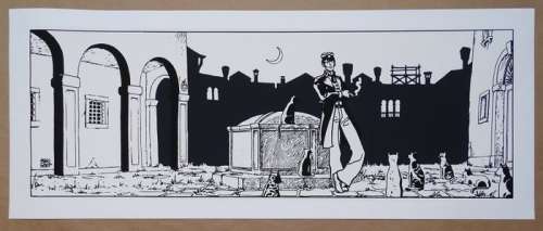 Pratt, Hugo - 1 Silkscreen - Corto Maltese - Corto Théâtre - 2020 | Catawiki