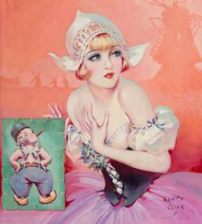 Henry O‘Hara Clive (American, 1881-1960) Cupids, The American Weekly magazine cover, June 11, 1933 Oil on board 20 x ...