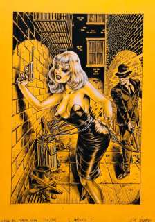 Nik Guerra - 1 Original colour page - Il Giallo del fumetto Nero - “Masokis” tavola n.29 - 2023 | Catawiki