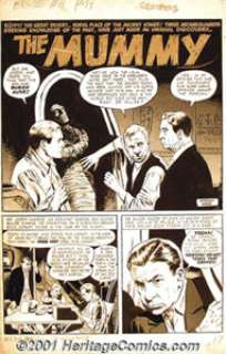 Wally Wood and Russ Jones - Original Art for "The Mummy" from Monster World #1 - Complete 6-Page - | Heritage