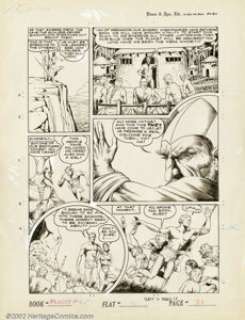 Rafael Astarita - Original Art for Planet Stories #25, page 31 (Fiction House, 1943). A beautiful example from this -