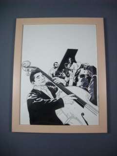Ferrandez | Dessin original  , non daté, Groupe de Jazz, encre de | Geneva Auctions