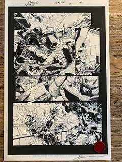 Jonathan Glapion - Original page - Batman - n. 9 - Capullo y Glapion