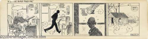Raeburn Van Buren - Original Comic Strip Art for "Abbie n‘ Slats" Group of 190 Strips (United -