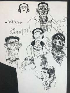 Gipi - 1 Original drawing - Papini: Chi siete!?! | Catawiki