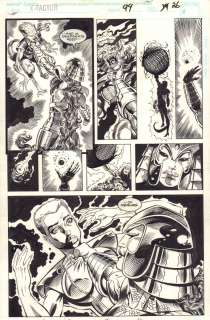 Al Milgrom, Jan Duursema - X-Factor #99 P.26 - Haven Vs. Wolfsbane - 1994 Signed