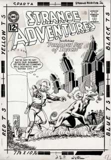 Murphy Anderson - Strange Adventures #146 Large Art Cover (Great Sci-Fi-Cover!) 1962