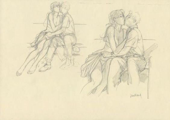 André Juillard | Illustration originale - Après la pluie | Daniel Maghen