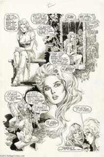 John Buscema and Sonny Trinidad - Savage Sword of Conan #21, page 25 Original Art (Marvel, 1977). A beautifully -