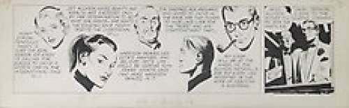 Raymond, Alex - 1 Original drawing - Rip Kirby - Comic Strip Original Art dated 6-29-1953 | Catawiki
