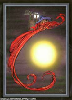 Scott Rosema - The Shadow Painting Original Art (1993). Scott Rosema (best known for his paintings in Dragon -