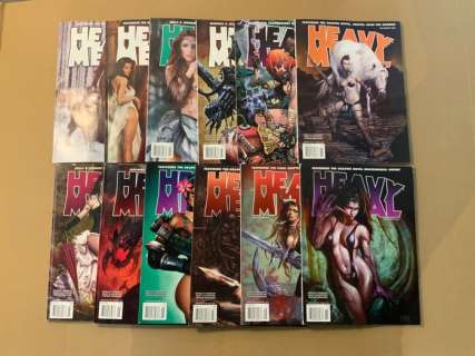 Heavy Metal - 2 Complete Year Runs! (2009 & 2010) USA Adult 18+ Magazine! No Reserve Price! - Milo Manara & Jodorovsky! - 12 Comic collection - EO - 2009/2010 | Catawiki