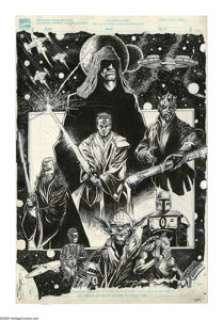 John Stanisci - Star Wars Illustration Original Art (circa 2000). An acclaimed inker, John Stanisci‘s many -