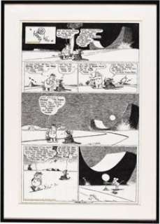 George Herriman - Krazy Kat Sunday Comic Strip Original Art, dated 2-6-38 (King Features Syndicate, 1938).  - | Heritage
