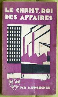 Document - Raymond De Becker / Hergé - Le Christ, roi des affaires, couv. et illustrations Hergé - 1929 | Catawiki