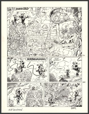 Batem | Le Marsupilami - Quilzèmhoal (T.29) - Planche originale n°29 | Daniel Maghen