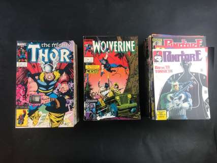 Punitore, Thor, Wolverine - Albi Assortiti - 57 Comic - EO - 1989/1991 | Catawiki