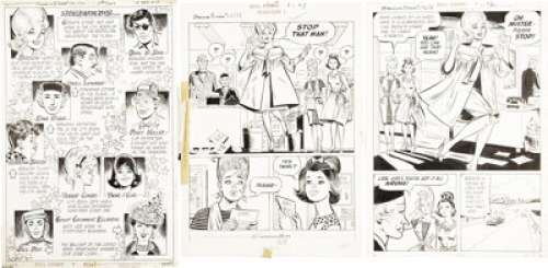 Brenda Starr #1 Complete 34-page Story Original Art (Dell, 1963). Complete interiors to Brenda Starr #1 -