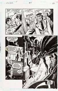 Aparo, Jim / Sienkiewicz, Bill - 1 Original page - Batman - GCPD "Mortal Remains" - 1996 | Catawiki
