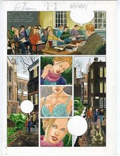 Warnauts & Raives - 1 Mise en couleur originale - La Contorsionniste - 1998 | Catawiki