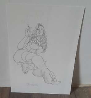 les pin-up - 2 Ĺes PIN-UP de Giovanna CASOTTO dessin original - Édition limitée | Catawiki