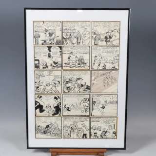 Ham Fisher (1900-1955) Joe Palooka, American Football Planche… | misc / divers