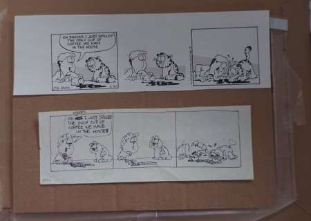 Jim Davis - Original preliminary drawing - Garfield - 1984 | Catawiki