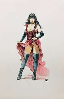 Jula, Andrea - 1 Original colour drawing - Druuna | Catawiki