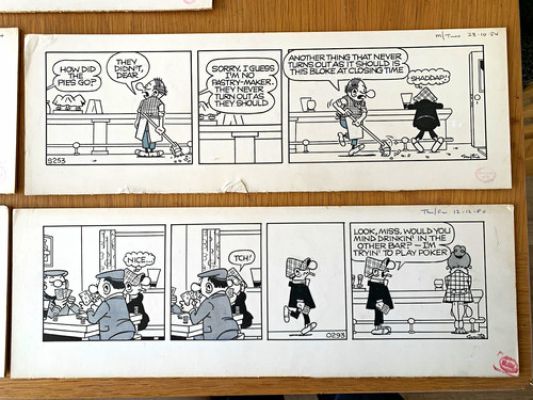 Rare Lot of 3 Original Andy Capp Comic Strips by Reg Smythe | eBay Europe (Buy It Now)