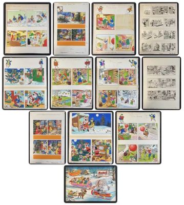Lot 346 - A selection of original comic book artwork for juvenile comics including ROBIN ANNUAL 1971 and | Excalibur Auctions