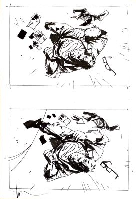 Jock | Working Drawing for Action Comics #1000 | Art of Jock