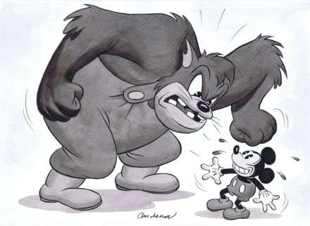 Cardona - 1 Watercolour - Mickey Mouse | Catawiki