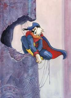 Jordi Juan Pujol - Paperinik - Tribute to Moebius - Watercolor Painting - Original Artwork | Catawiki