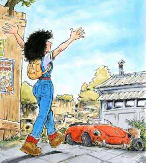 Bosschaert, Jan - 1 Original colour drawing - Dubbel en dwars - 2022 | Catawiki