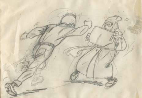 Tillieux | Gil Jourdan, étude Ã  la mine de plomb pour la… | Millon