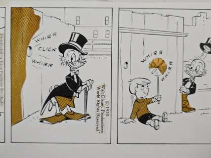 Frank Grundeen/Carl Barks - 1 bande dessinée originale - Uncle Scrooge - 1970 | Catawiki