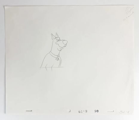 Scooby-Doo d’après Iwao Takamoto Scooby Dessin à la mine de plomb… | ArtFlow Enchères