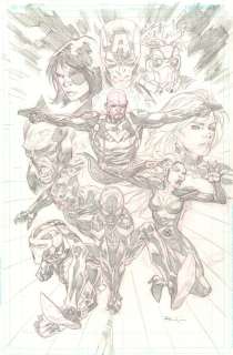 Ryan Benjamin - Marvel‘s Voices #1 Cover - Domino, Captain America, Star-Lord, Wolverine, Nick Fury Jr., Roz Solomon, Black Panther, Spider-Man (Miles Morales) Storm, & Night Thrasher - 2020 Signed