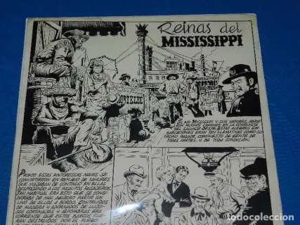 (LL3) DIBUJO ORIGINAL DE BEYLOC - REINAS DEL MISSISSIPPI , PUBLICADO EN LA RISA, EDT MARCO