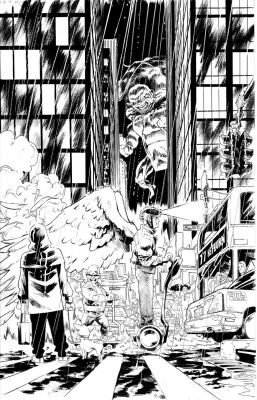 Scott Hepburn | Scott Hepburn - FROM THE WORLD OF MINOR THREATS: WELCOME TO TWILIGHT COVER #1 | Panel Punk Comics Originals