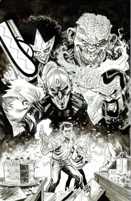 Scott Hepburn | Scott Hepburn - FROM THE WORLD OF MINOR THREATS: THE BROOD Cover # 3 | Panel Punk Comics Originals