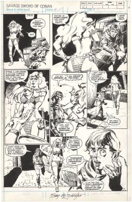 Tony Dezuniga | Savage Sword of Conan (Red Sonja)(Signed) | Nostalgic Investments