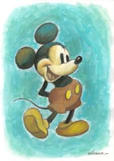 Joan Vizcarra - Mickey Mouse - Original Painting - Original Artwork - Hand Signed | Catawiki