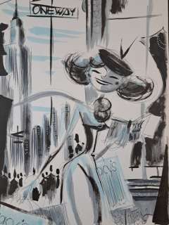 Lapone, Antonio - 1 Original drawing - Saturday Morning In NYC: Macy’s - 2013 | Catawiki