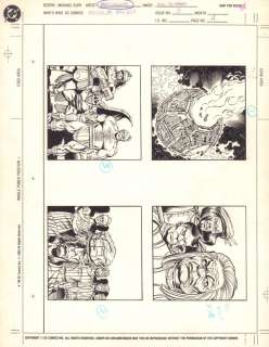 Paris Cullins | Who’s Who Dc Comics #3 P.4 - Apokolips Panels - 1990 Art By Paris Cullins & Will Blyberg | Anthony’s Comic Book Art