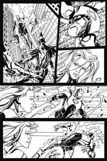 Caracuzzo, Giancarlo - 2 Original page - Captain Marvel, Iron Man - 2008 | Catawiki